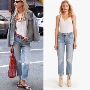 Mother Jeans the Tomcat cut in the Confession wash size 24